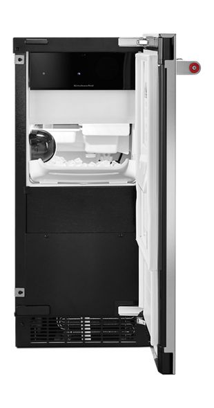 KitchenAid 25 lb. Built-in Ice Maker in PrintShield Stainless Steel 4