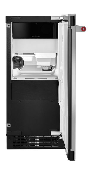 KitchenAid 15 in. 25 lb. Built-In Ice Maker in PrintShield Stainless Steel 3