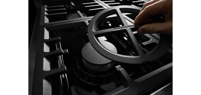 KitchenAid 36 in. Gas Commercial Cooktop with 6-Burners in Stainless Steel 4