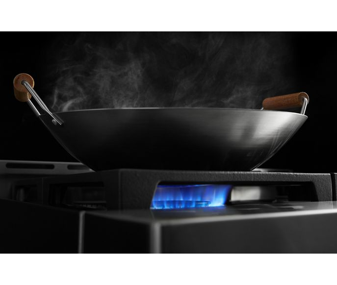 KitchenAid 48 in. 6.3 cu. ft. Smart Double Oven Commercial-Style Gas Range with Griddle and True Convection in Stainless Steel 6