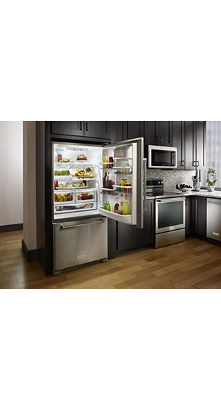 KitchenAid 19.8 cu. ft. Bottom Freezer Refrigerator 0