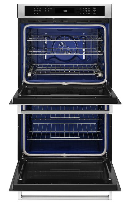 KitchenAid 30 in. Double Electric Wall Oven Self-Cleaning with Convection in Stainless Steel 3