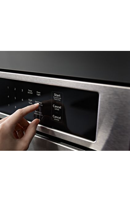 KitchenAid 30 in. Double Electric Wall Oven Self-Cleaning with Convection in Stainless Steel 1