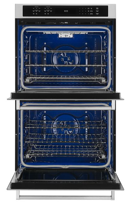 KitchenAid 30 in. Double Electric Wall Oven Self-Cleaning with Convection in Stainless Steel 3