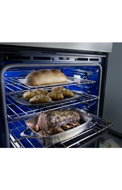 KitchenAid 27 in. Double Electric Wall Oven Self-Cleaning with Convection in Stainless Steel 1