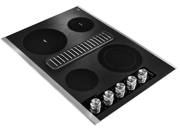 KitchenAid 30 in. Electric Downdraft Cooktop in Stainless Steel with 4 Elements 2