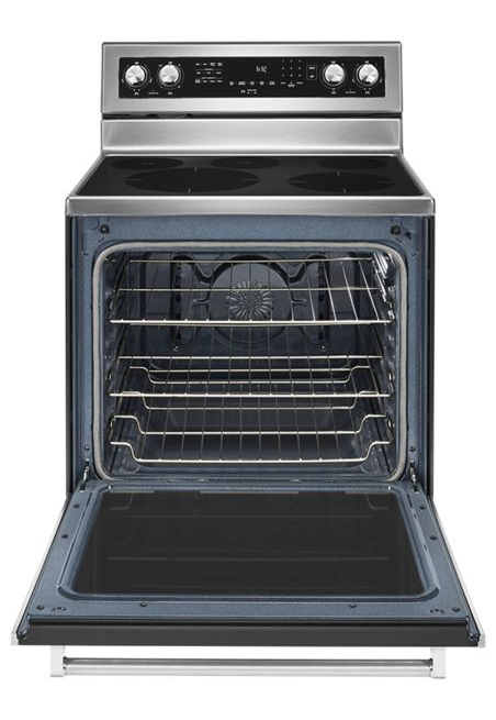 KitchenAid 6.4 cu. ft. Electric Range with Self-Cleaning Convection Oven in Stainless Steel 5