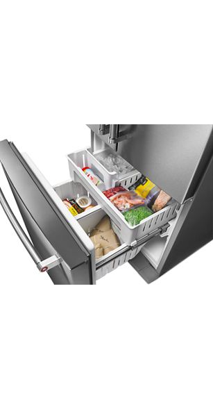 KitchenAid 20 cu. ft. French Door Refrigerator in Stainless Steel, Counter Depth 2