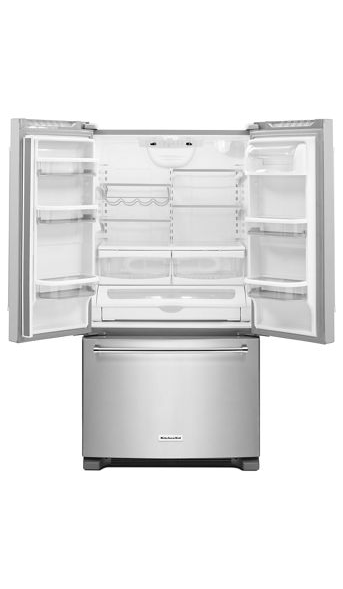 KitchenAid 25.2 cu. ft. French Door Refrigerator in Stainless Steel 2