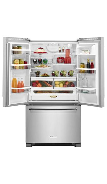 KitchenAid 25.2 cu. ft. French Door Refrigerator in Stainless Steel 3