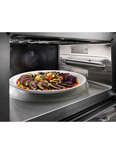 KitchenAid 27 in. Electric Even-Heat True Convection Wall Oven with Built-In Microwave in Stainless Steel 2