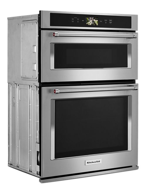 KitchenAid 30 in. Electric Convection Wall Oven with Built-In Microwave and Powered Attachments in Stainless Steel 4
