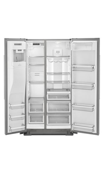 KitchenAid 19.8 cu. ft. Side by Side Refrigerator in Stainless Steel with PrintShield Finish, Counter Depth 3