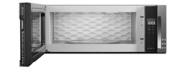 KitchenAid 1.1 cu. ft. Over the Range Low Profile Microwave Hood Combination in Stainless Steel 3
