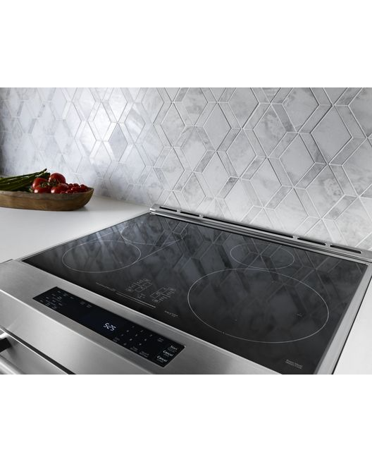 KitchenAid 7.1 cu. ft. Slide-In Electric Range with Self-Cleaning Convection Oven in Stainless Steel 2