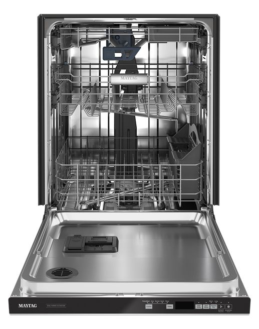 Maytag 24 in. Fingerprint Resistant Stainless Steel Top Control Built-in Tall Tub Dishwasher with Dual Power Filtration, 47 dBA 3