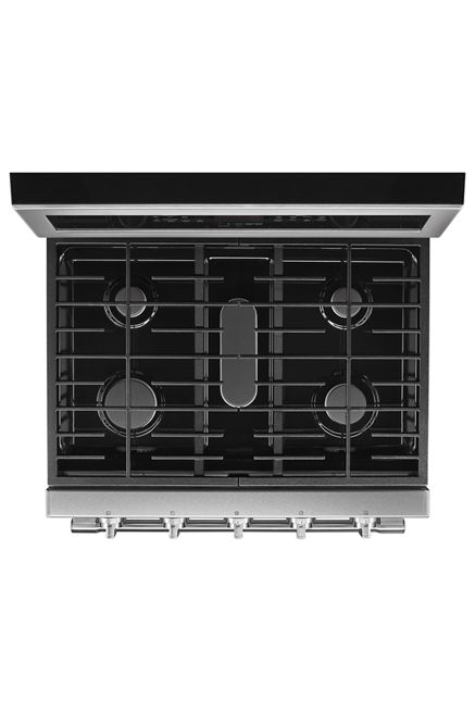 Maytag 6.0 cu. ft. Double Oven Gas Range with True Convection Oven in Fingerprint Resistant Stainless Steel 6
