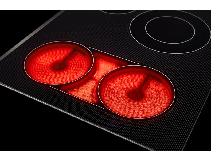 Maytag 30 in. Radiant Electric Cooktop in Stainless Steel with 4 Elements and Reversible Grill, Griddle 1