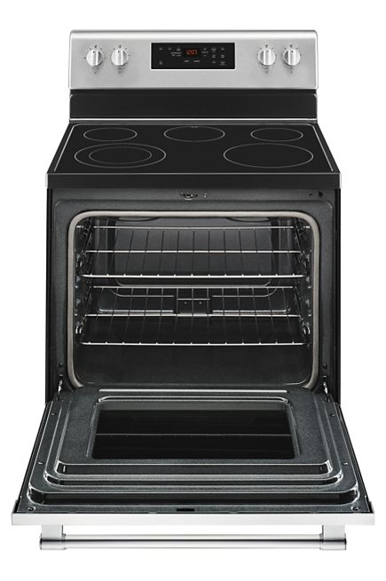 Maytag 5.3 cu. ft. Electric Range with Shatter-Resistant Cooktop in Fingerprint Resistant Stainless Steel 3