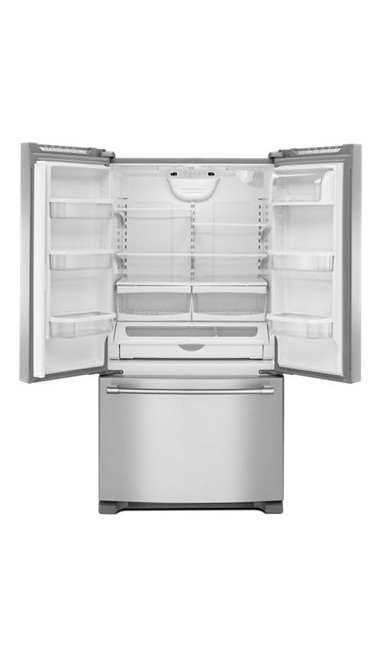 Whirlpool 33 in. 22 cu. ft. Built- in. French Door Refrigerator Fingerprint Resistant Stainless Steel with Water Dispenser 2