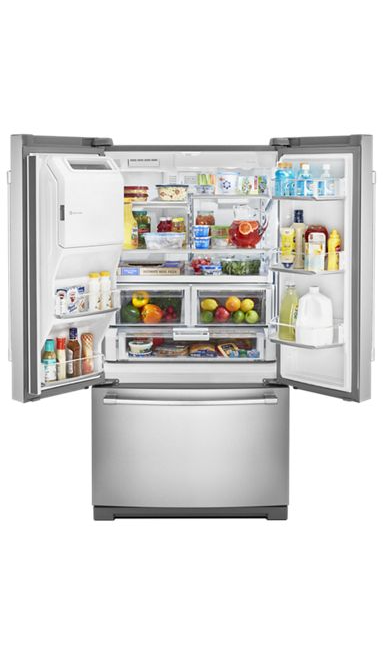 Maytag 27 cu. ft. French Door Refrigerator in Fingerprint Resistant Stainless Steel 2