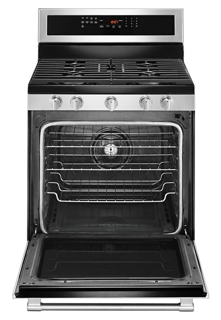 Maytag 5.8 cu. ft. Gas Range with True Convection in Fingerprint Resistant Stainless Steel 2