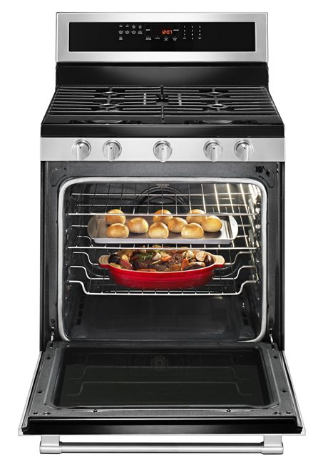 Maytag 5.8 cu. ft. Gas Range with True Convection in Fingerprint Resistant Stainless Steel 4