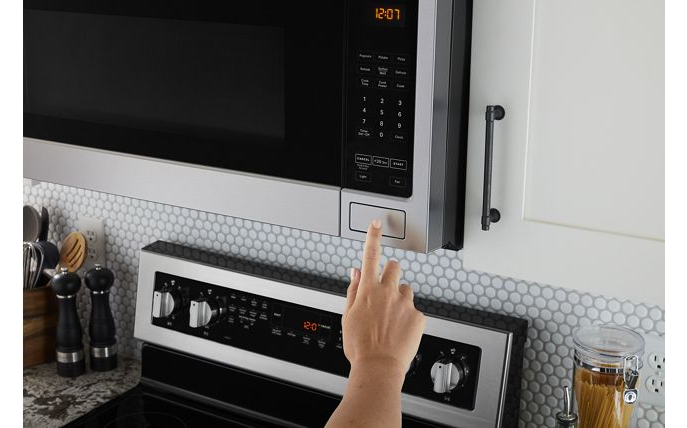 Maytag 1.7 cu. ft. Over the Range Microwave with Stainless Steel Cavity in Fingerprint Resistant Stainless Steel 4