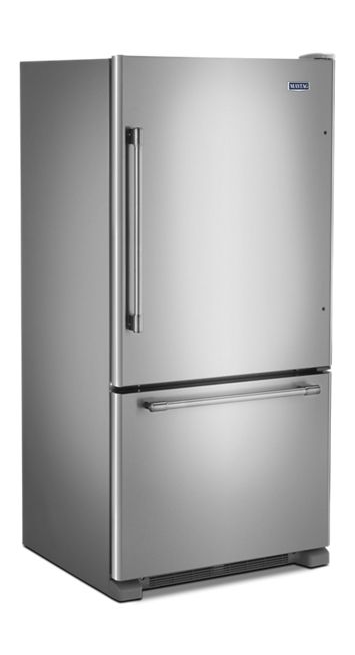 Maytag 22 cu. ft. Bottom Freezer Refrigerator in Fingerprint Resistant Stainless Steel 2
