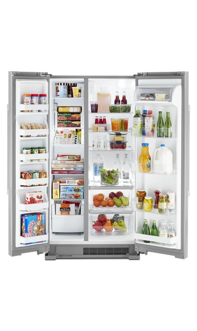 Maytag 36 in. 24.9 cu. ft. Side by Side Refrigerator in Fingerprint Resistant Stainless Steel 3