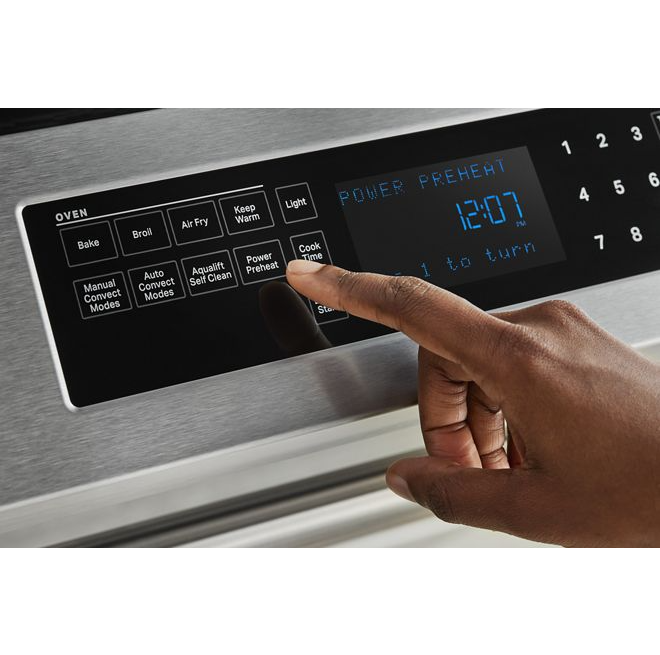 Maytag 6.4 cu. ft. Slide-In Electric Range with True Convection in Fingerprint Resistant Stainless Steel 3