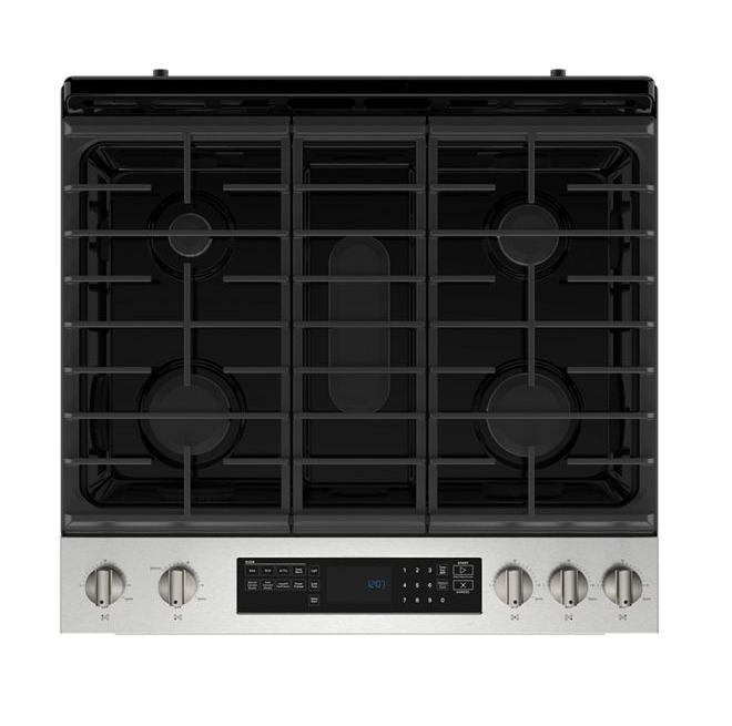 Maytag 30 in. 5 Burners Slide-In Gas Range in Fingerprint Resistant Stainless Steel 6