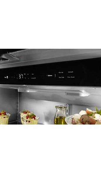 KitchenAid 24.2 cu. ft. Built-In French Door Refrigerator in Stainless Steel, Platinum Interior 2