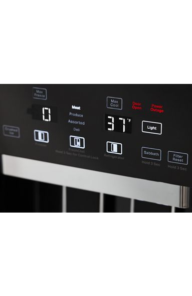 KitchenAid 47 in. W 29.4 cu. ft. Built-In Side by Side Refrigerator in Stainless Steel 2